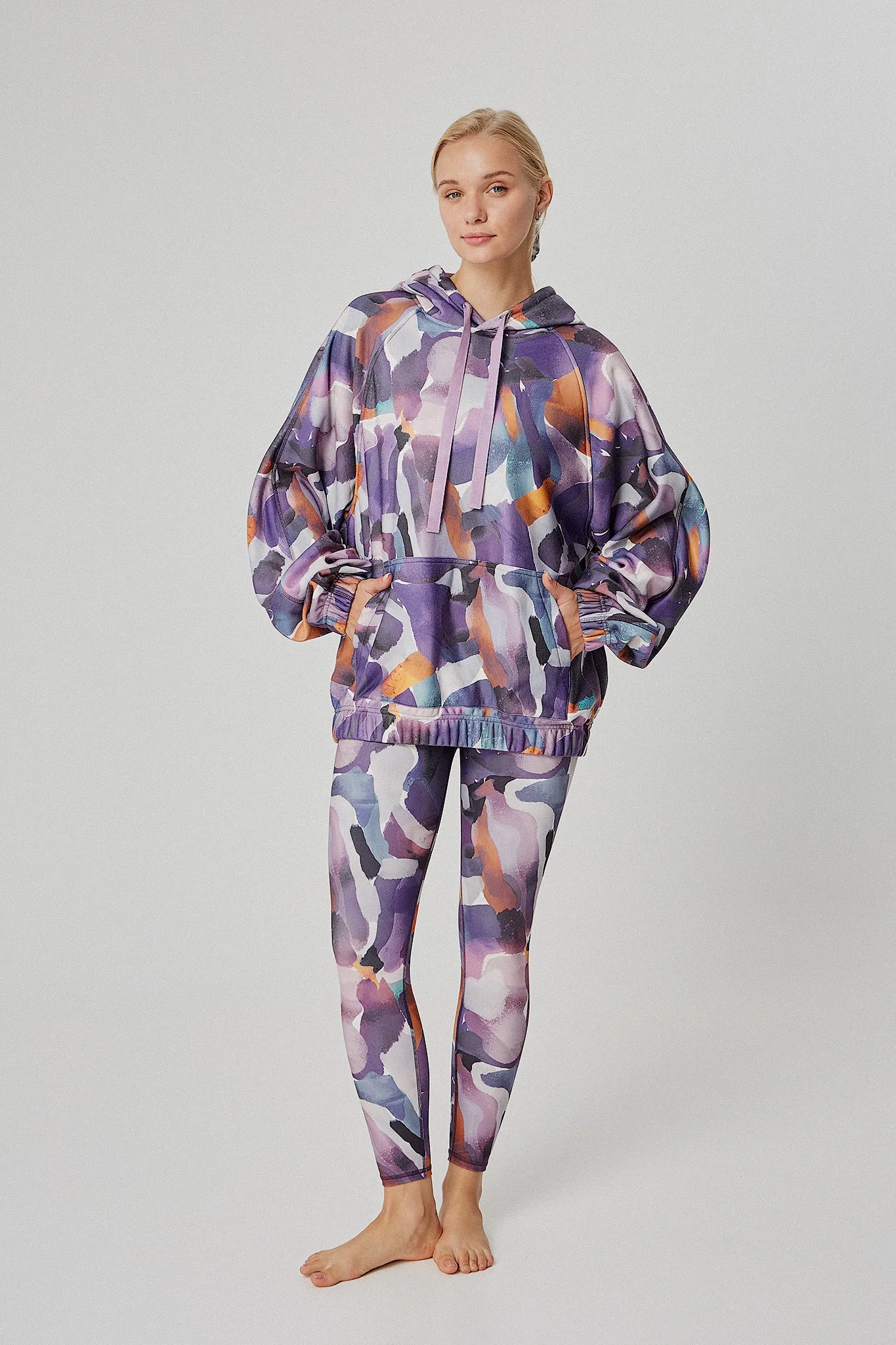 Φούτερ με vibrant prism print | Μωβ