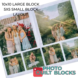 10x10 and 5x5 in Fat Quarter Fabric Layouts | Quilts and Quilts