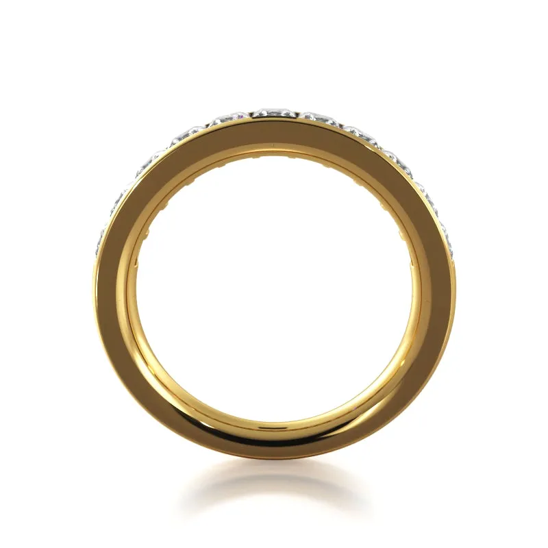1.10 ct. Princess Diamond Wedding Band