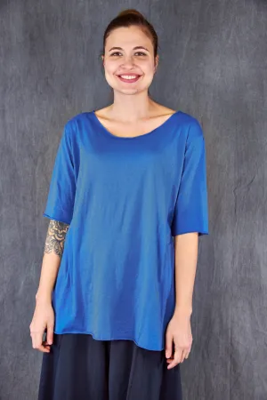 1569 Simple Layer Tee-Delft Blue-U