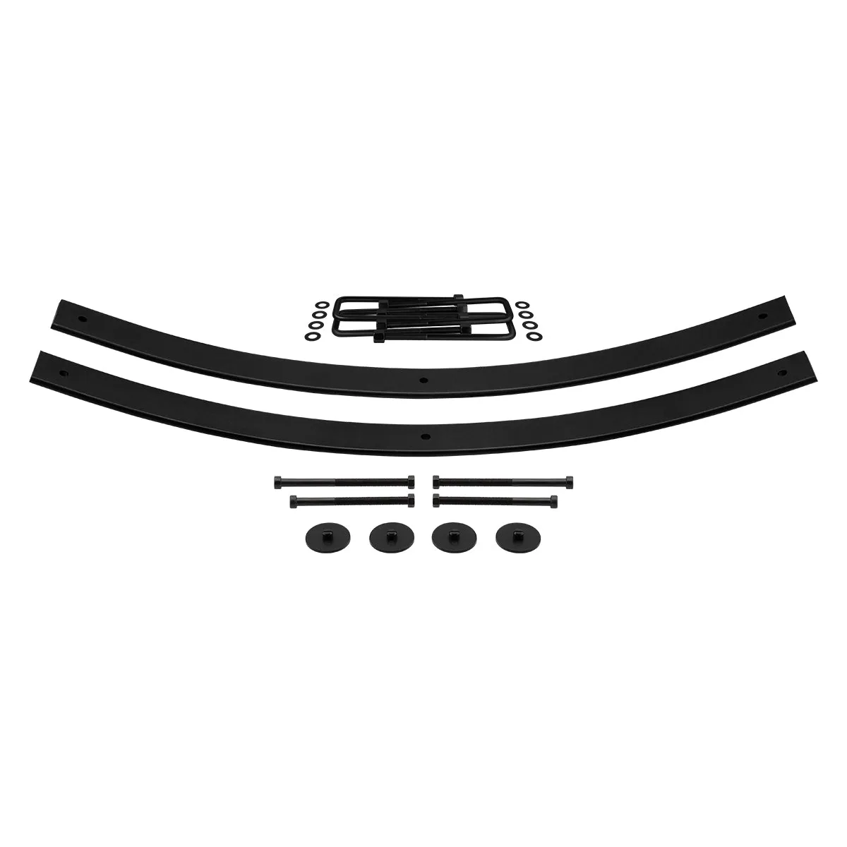 1.5"-2" Rear Level Lift Kit Add-A-Leafs   U-bolts For 1991-1994 Ford Explorer 2WD 4WD
