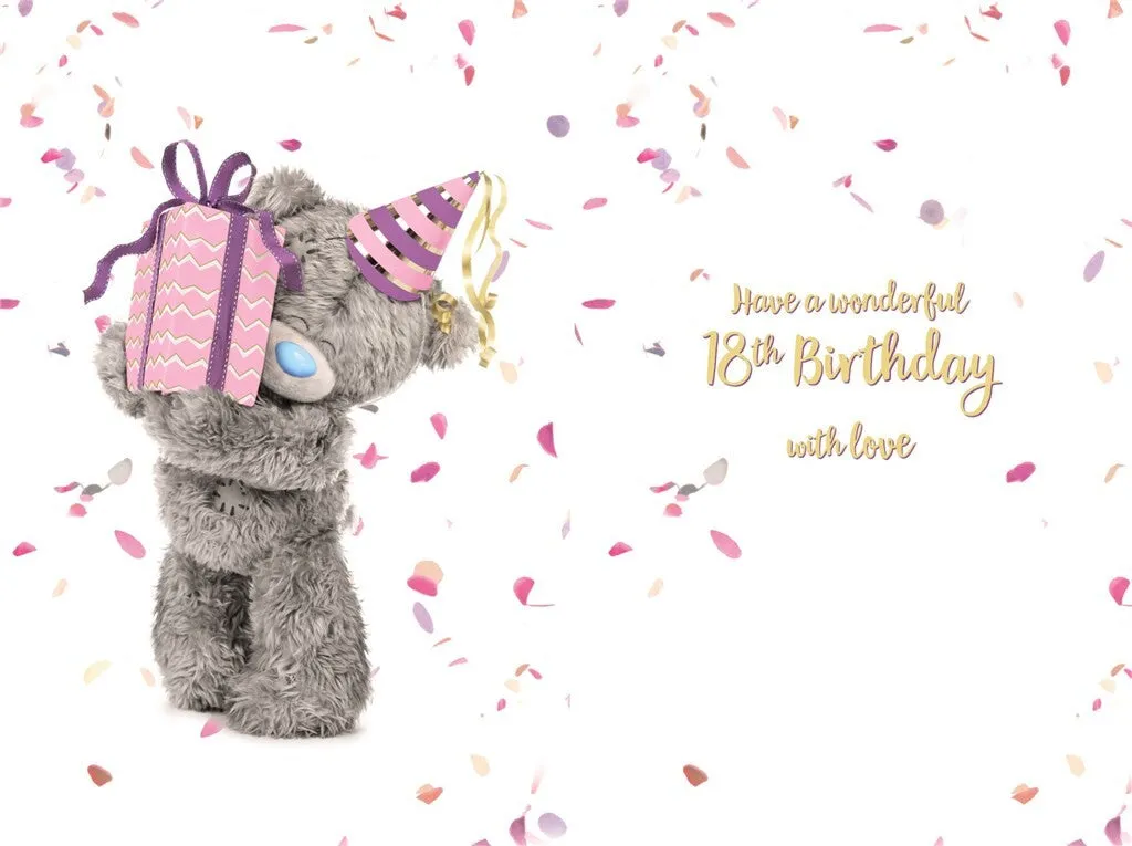18th Birthday 3D Birthday Card