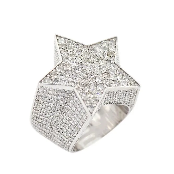 1JDR23.8 - CUSTOM DIAMOND STAR RING