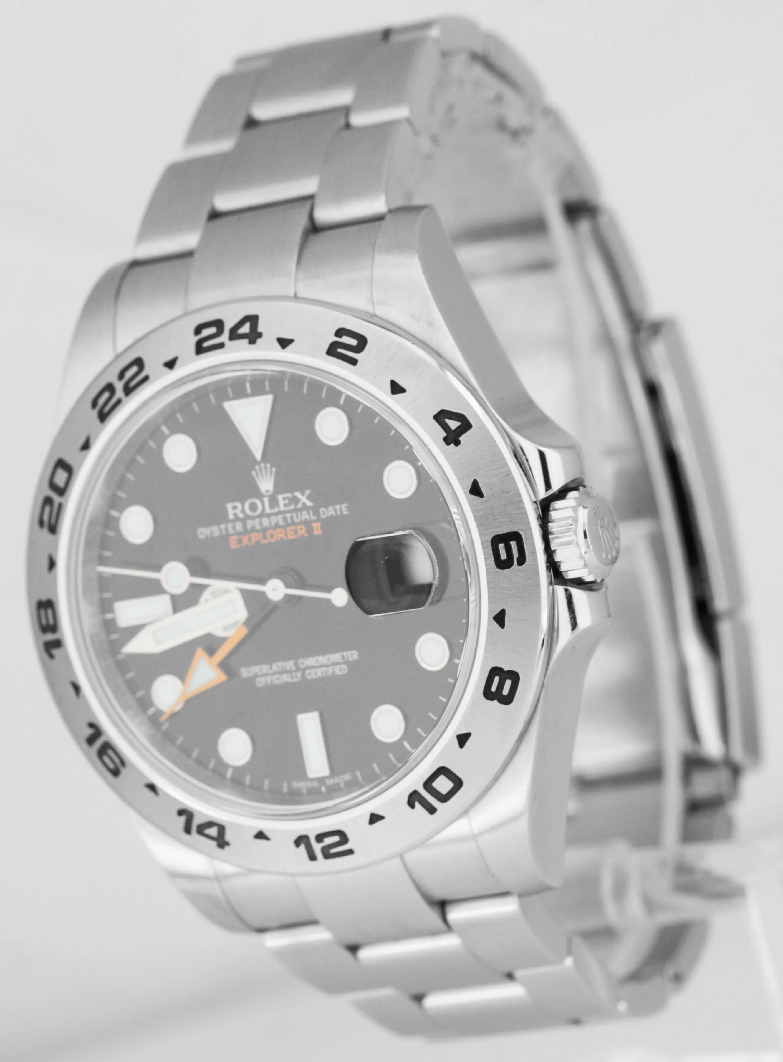2020 RSC Rolex Explorer II Black Orange GMT Date 42mm Watch 216570 FULL SET B P