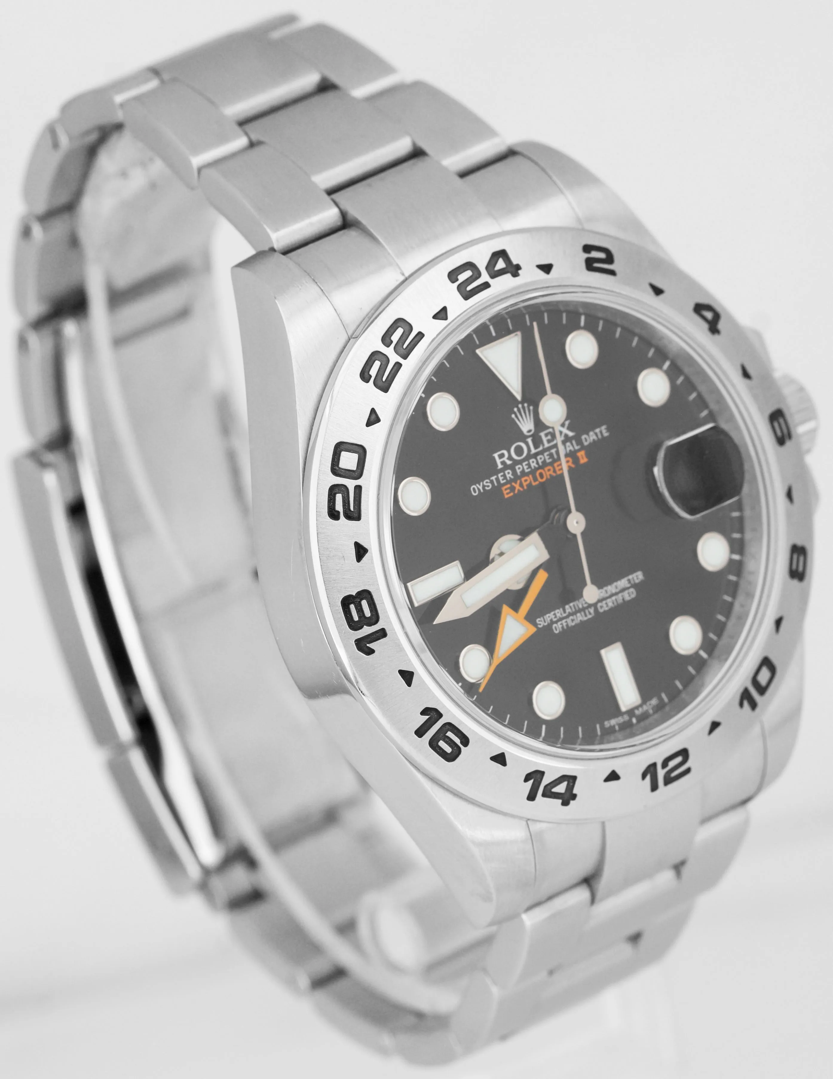 2020 RSC Rolex Explorer II Black Orange GMT Date 42mm Watch 216570 FULL SET B P