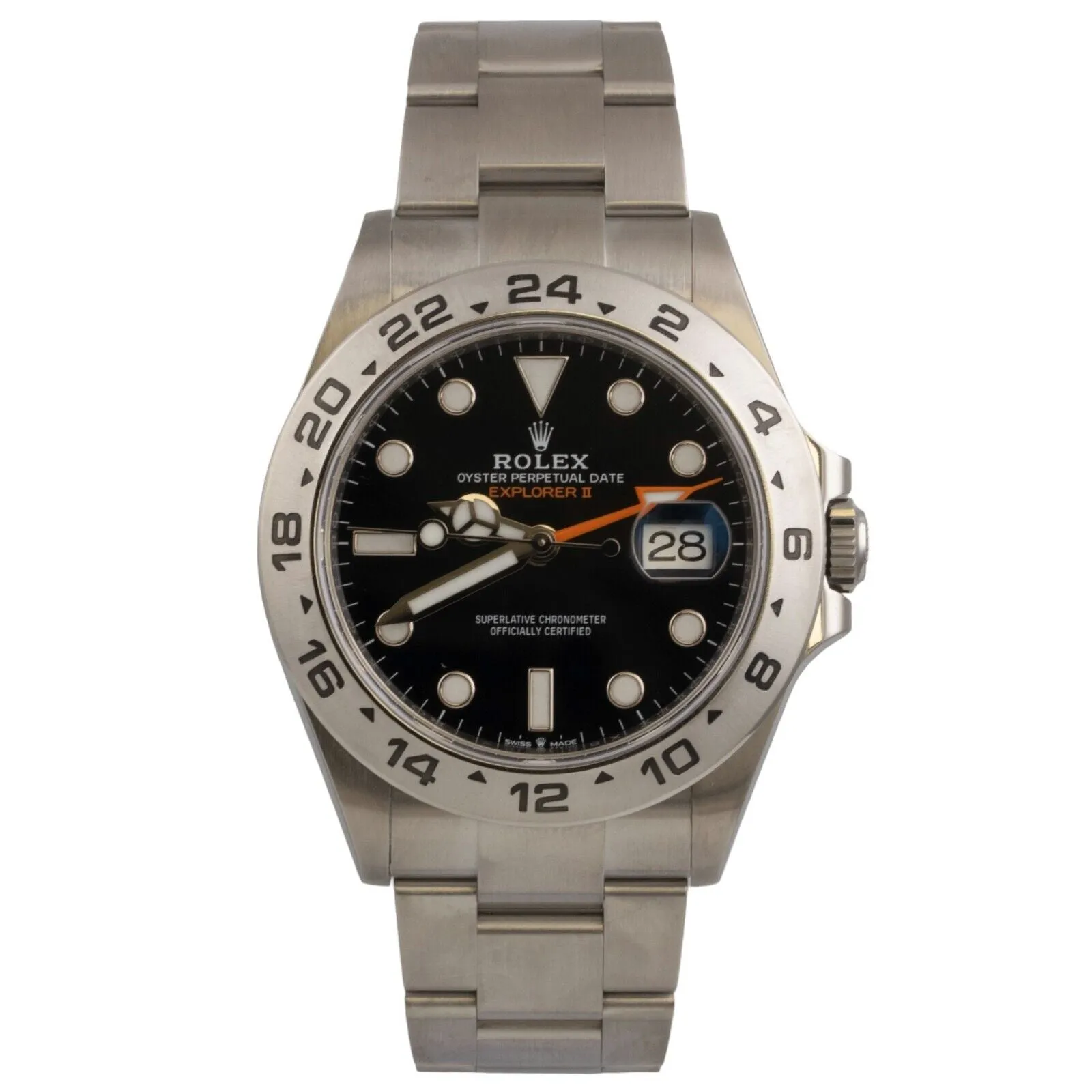 2022 Rolex Explorer II Black Stainless Steel 42mm Watch 226570 BOX   PAPERS