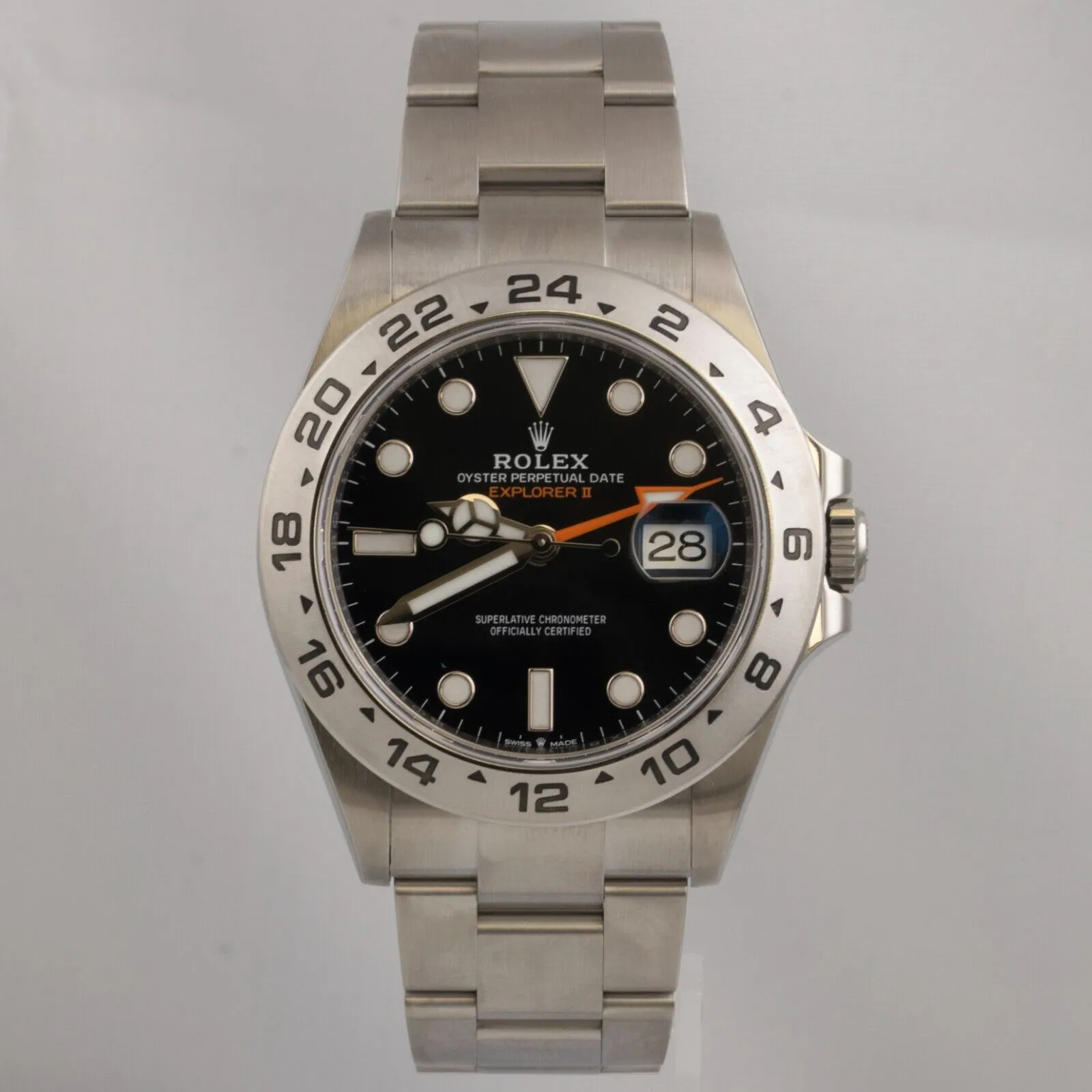2022 Rolex Explorer II Black Stainless Steel 42mm Watch 226570 BOX   PAPERS