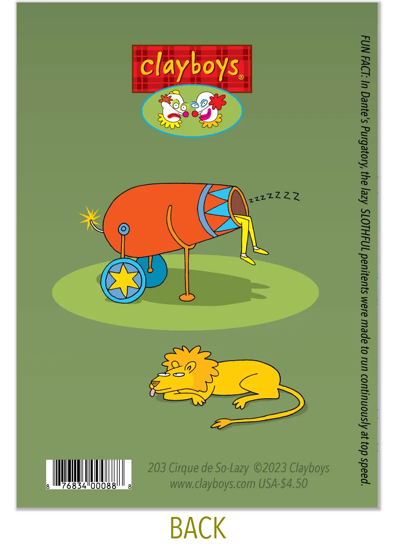 203 Cirque de So-Lazy (Birthday Card)