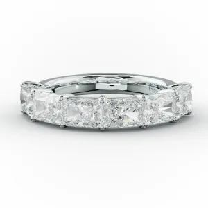 3.0 Carat East West Radiant Cut Diamond Anniversary Band