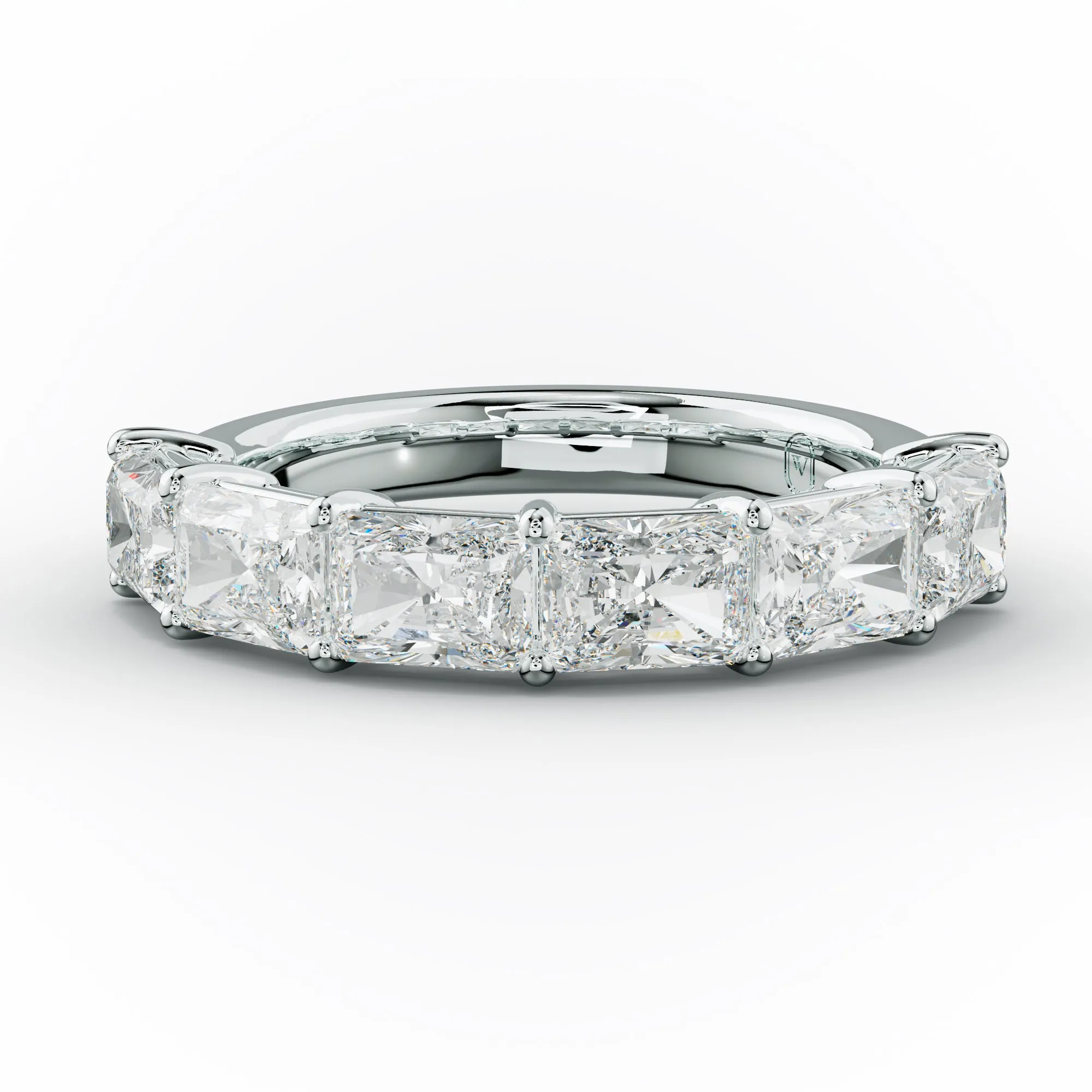 3.0 Carat East West Radiant Cut Diamond Anniversary Band