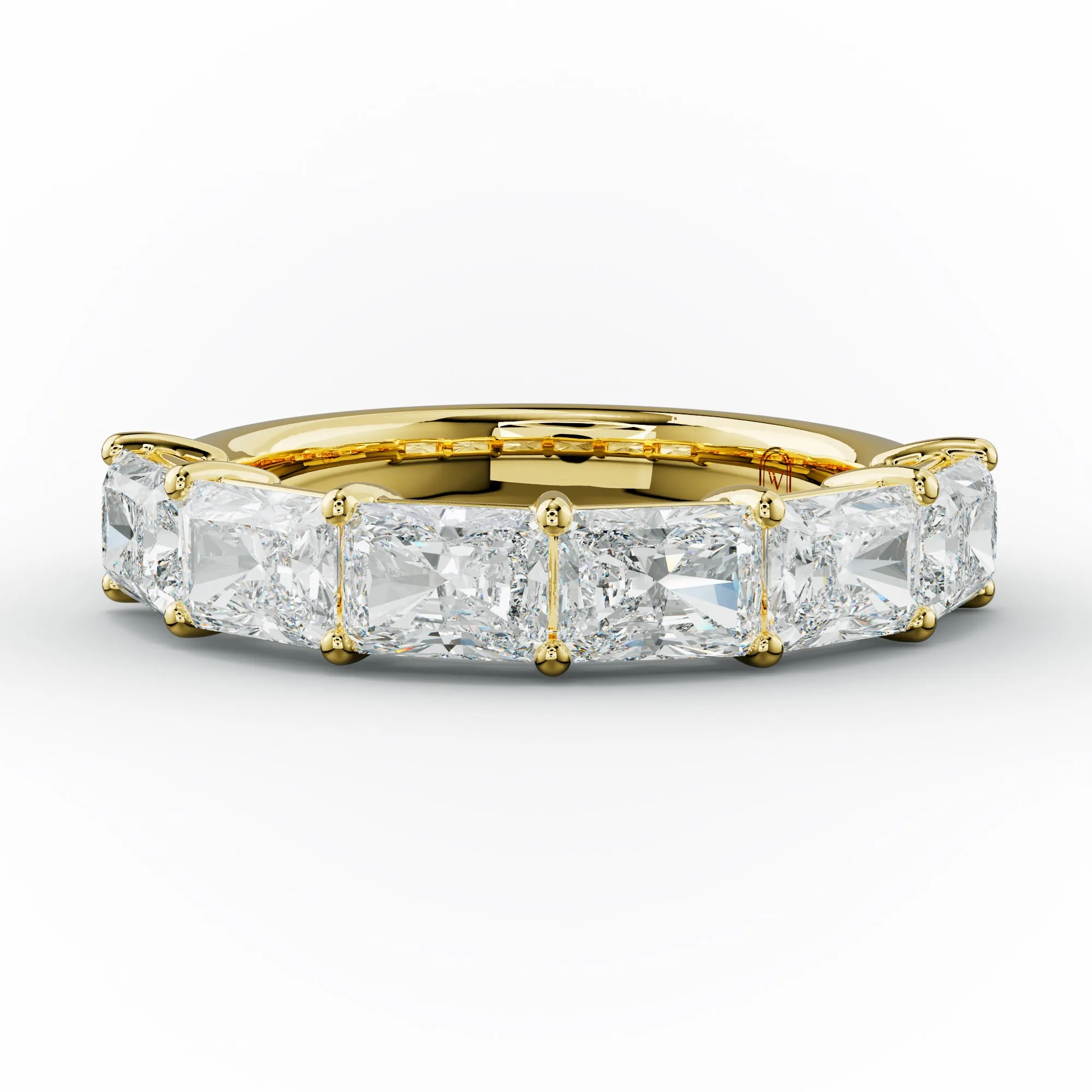 3.0 Carat East West Radiant Cut Diamond Anniversary Band