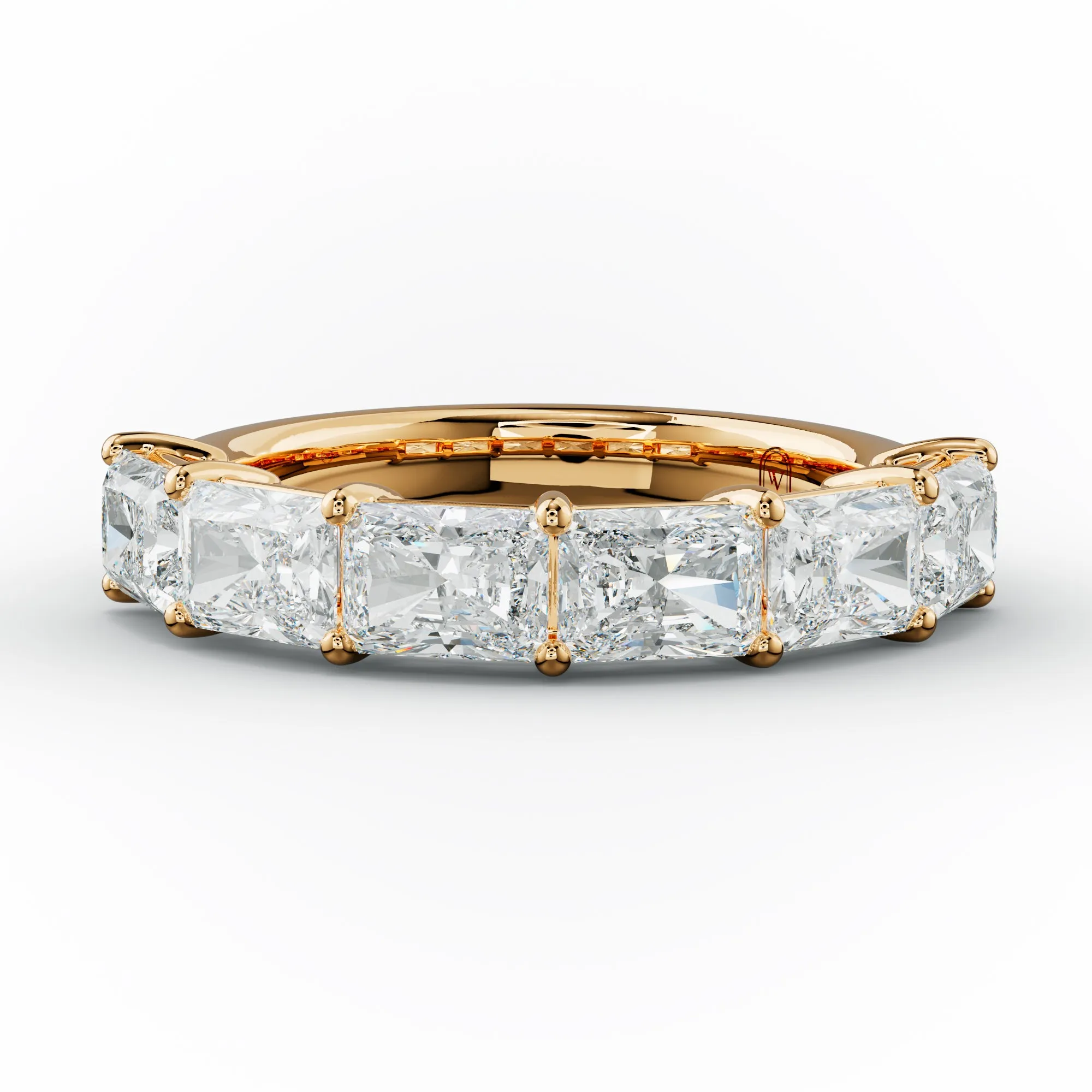 3.0 Carat East West Radiant Cut Diamond Anniversary Band