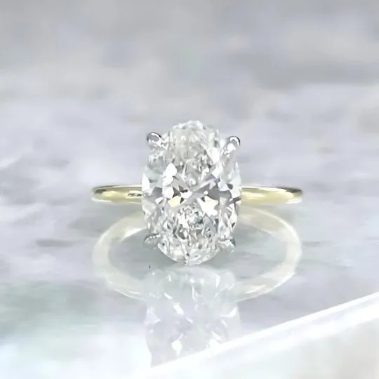 3/4 Carat Oval Cut Diamond - K SI1 - 0.72ct - 211111