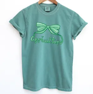 4-H Agriculture Bow ComfortWash/ComfortColor T-Shirt (S-4XL) - Multiple Colors!