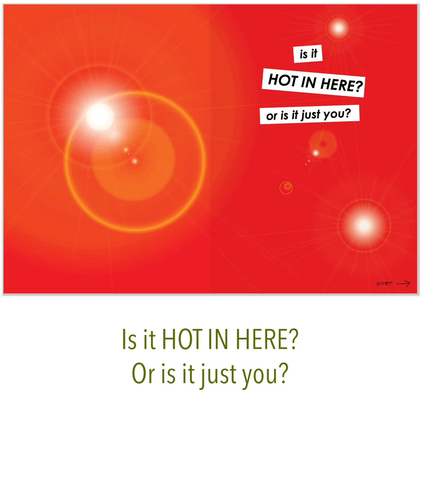 441 Global Warming (Any Occasion Card, Birthday Card)