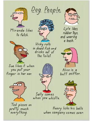 541 Dog People (Birthday Card)