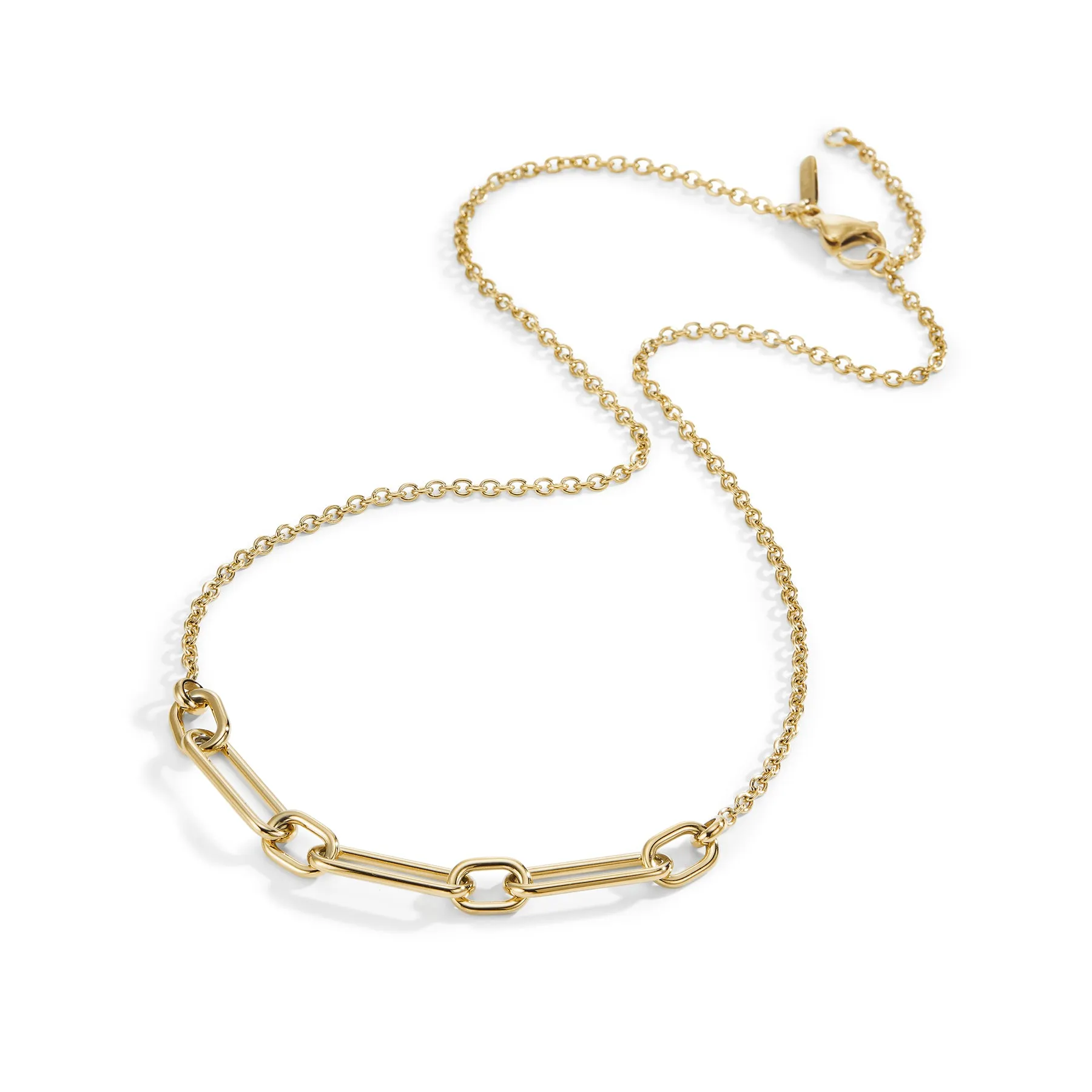 596894 TeNo Stainless Steel Yellow Gold SOHO Necklace