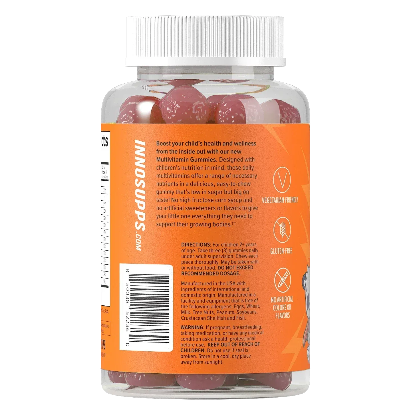 6 Bottles of Multivitamin Gummies For Kids