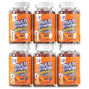 6 Bottles of Multivitamin Gummies For Kids
