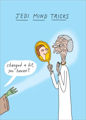 620 Jedi Mind Tricks (Birthday Card)