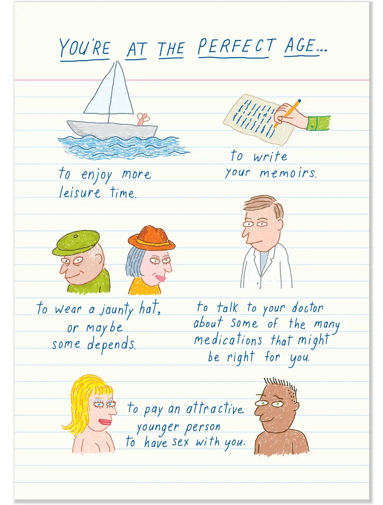 677 The Perfect Age (Birthday Card)