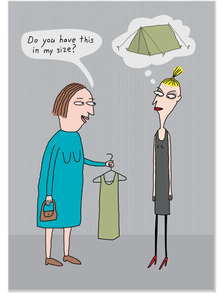 686 Tent Dress (Birthday Card)