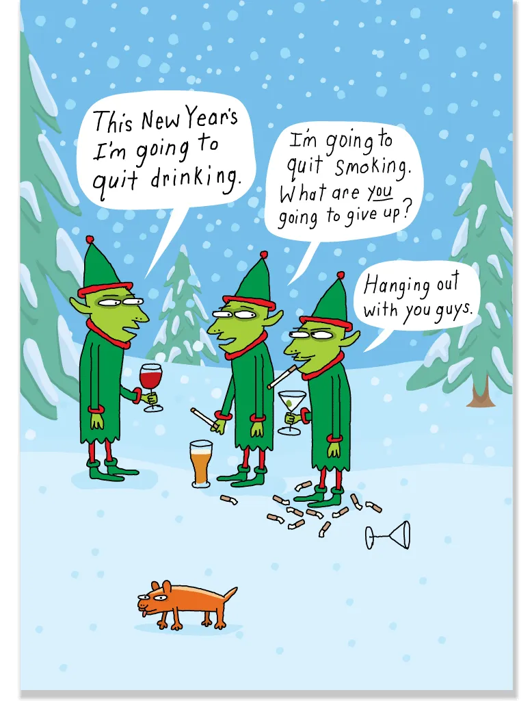 866 NY's Resolutions (Christmas Card)