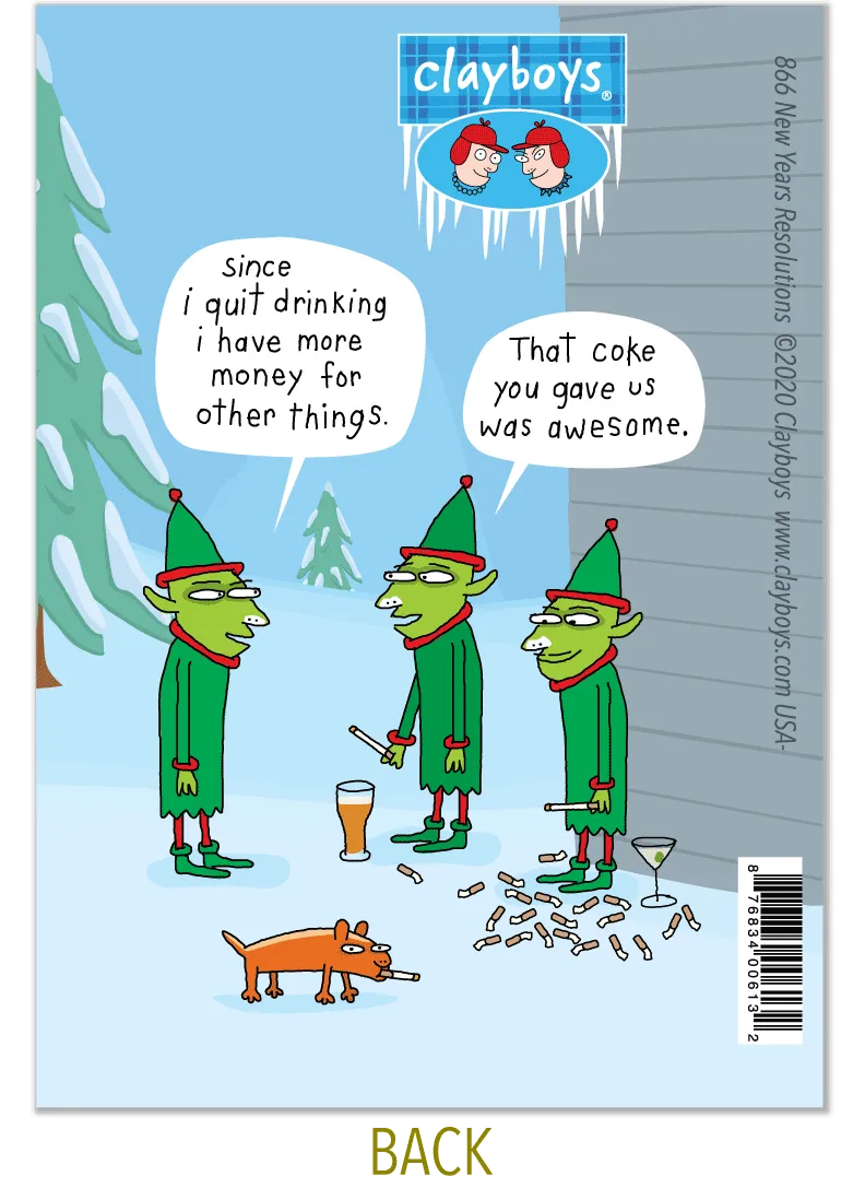 866 NY's Resolutions (Christmas Card)