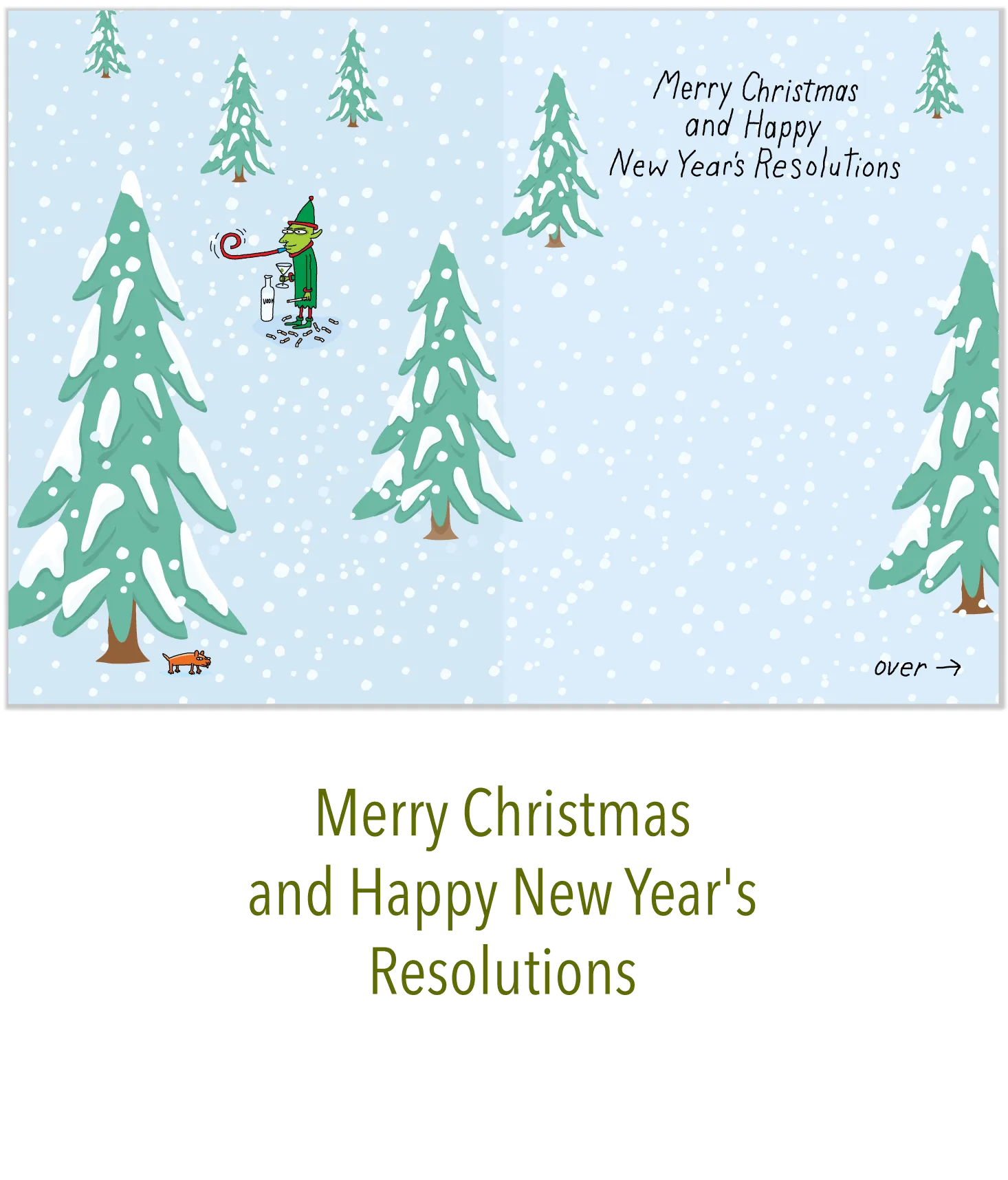 866 NY's Resolutions (Christmas Card)