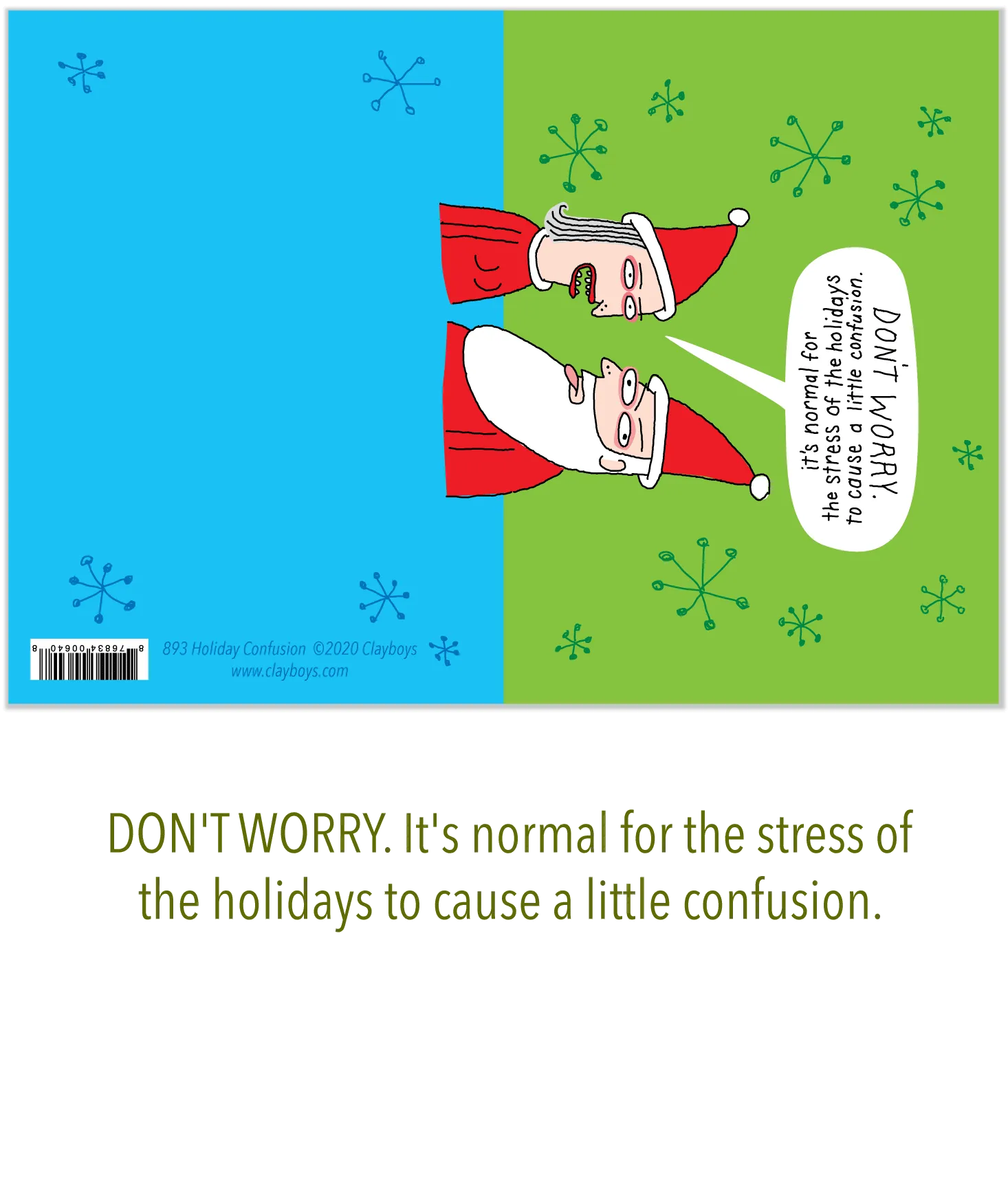 893 Holiday Confusion (Christmas Card)