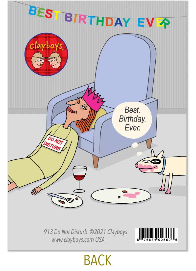 913 Do Not Disturb (Birthday Card)