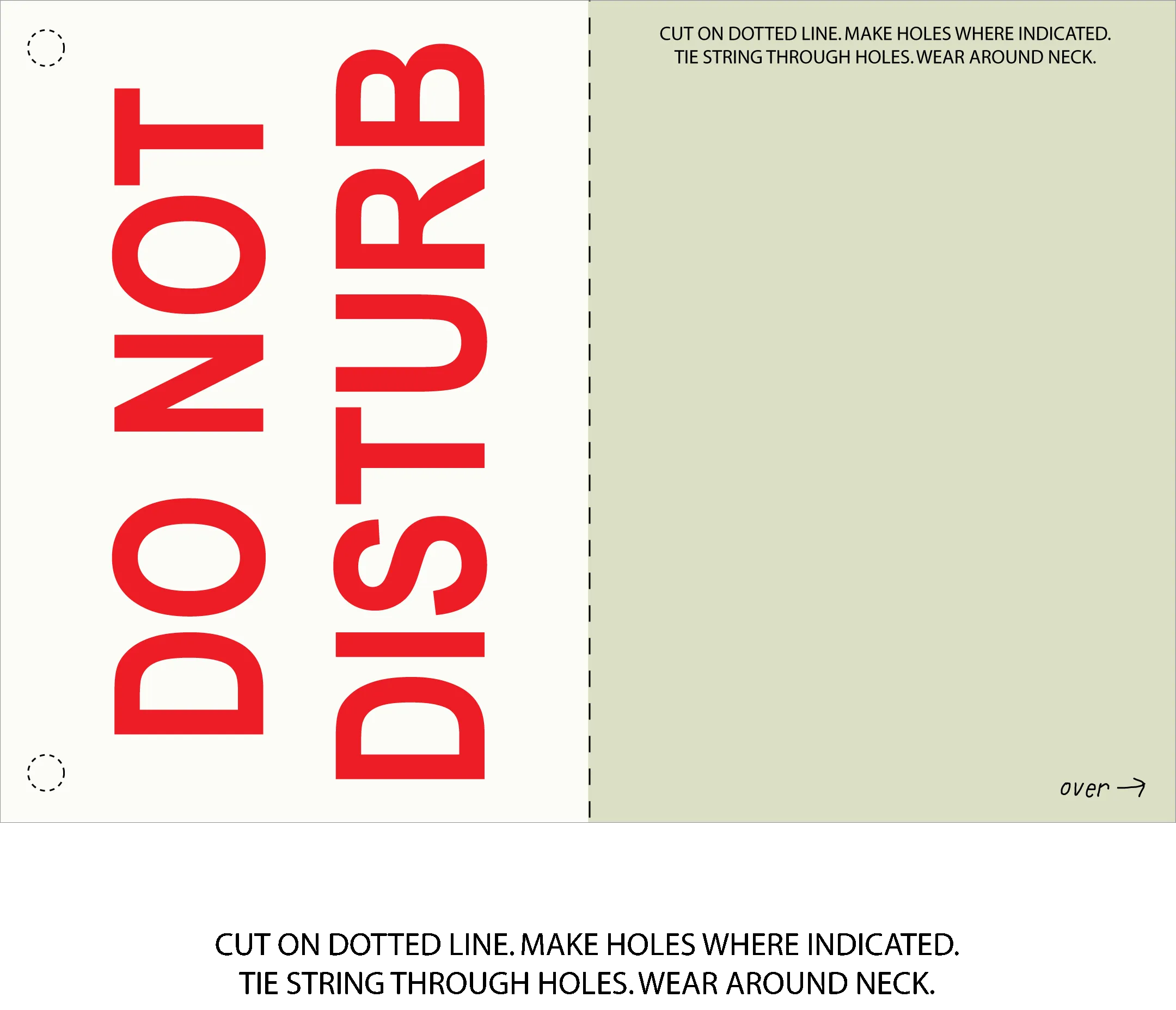 913 Do Not Disturb (Birthday Card)