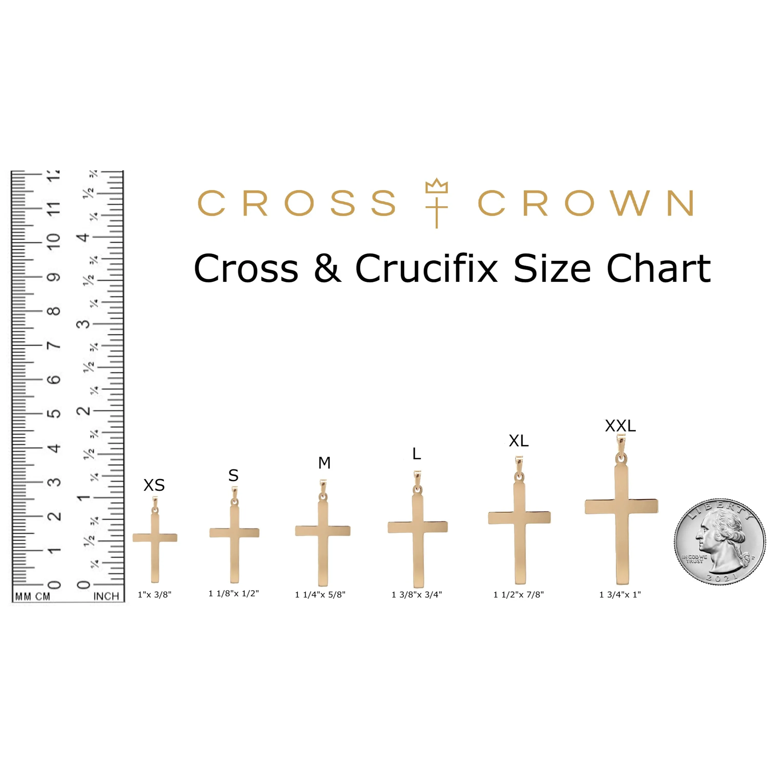 925 STERLING SILVER TUBE CROSS PENDANT