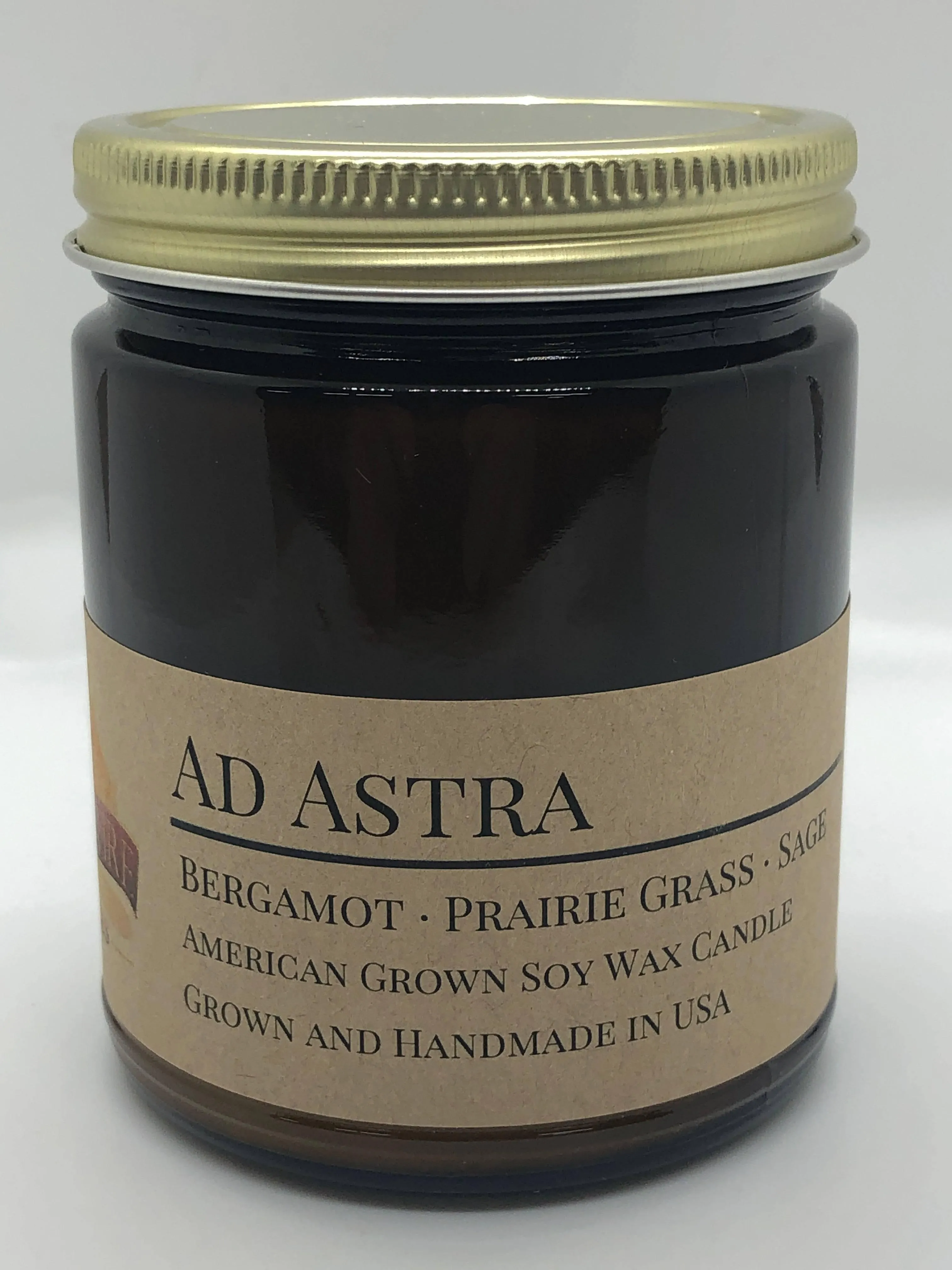 Ad Astra Soy Wax Candle | 9 oz Amber Apothecary Jar