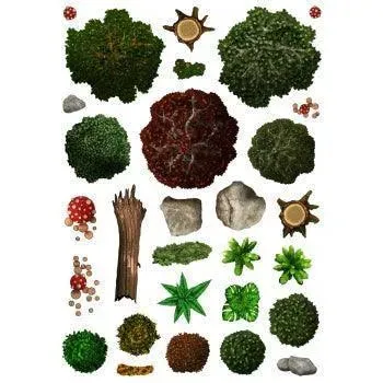 Add-On Scenery for RPG Maps - Wilderness