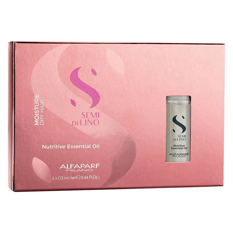 Alfaparf Milano Semi Di Lino Moisture Nutritive Essential Oil 6 x 13ml