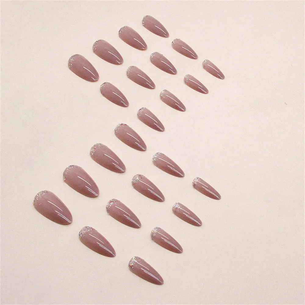 Almond Sweet and simple solid color Pink
