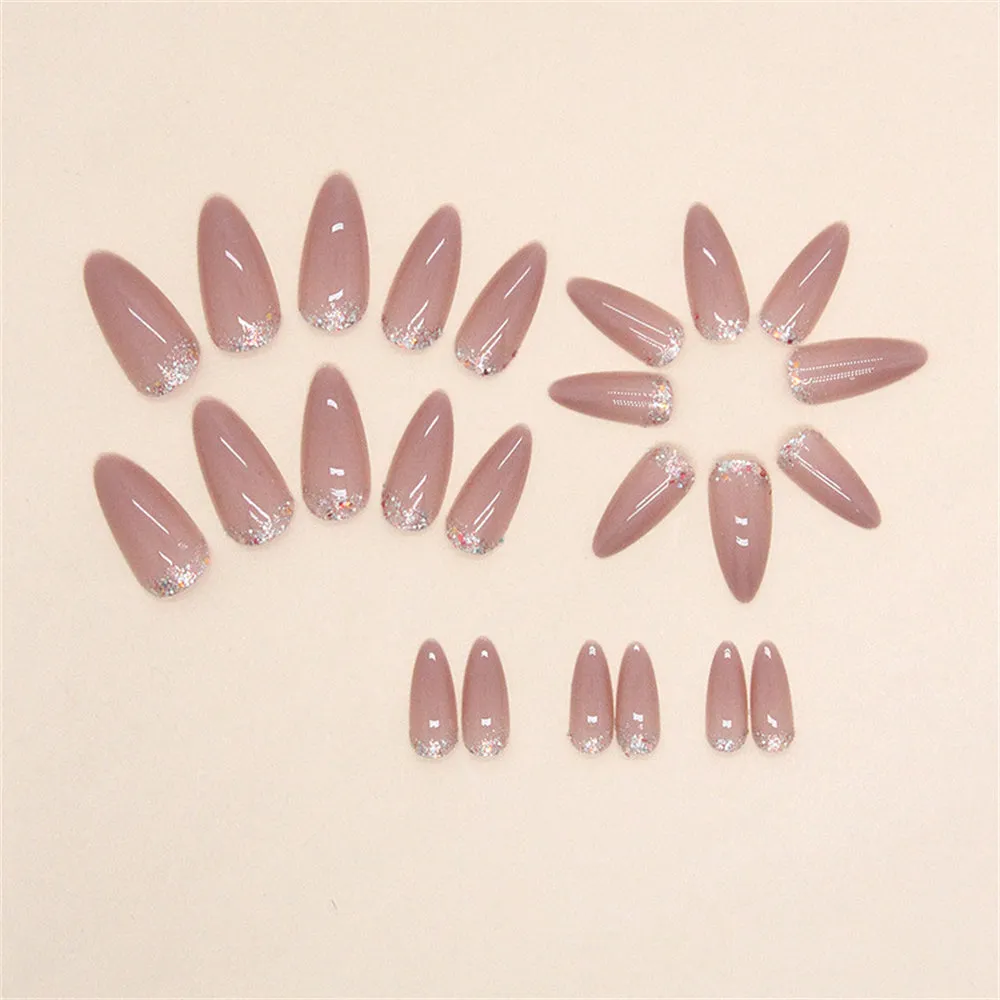 Almond Sweet and simple solid color Pink