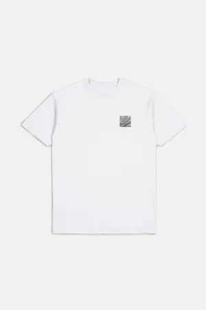Alpha Square S/S Standard T-Shirt - White/Black/White
