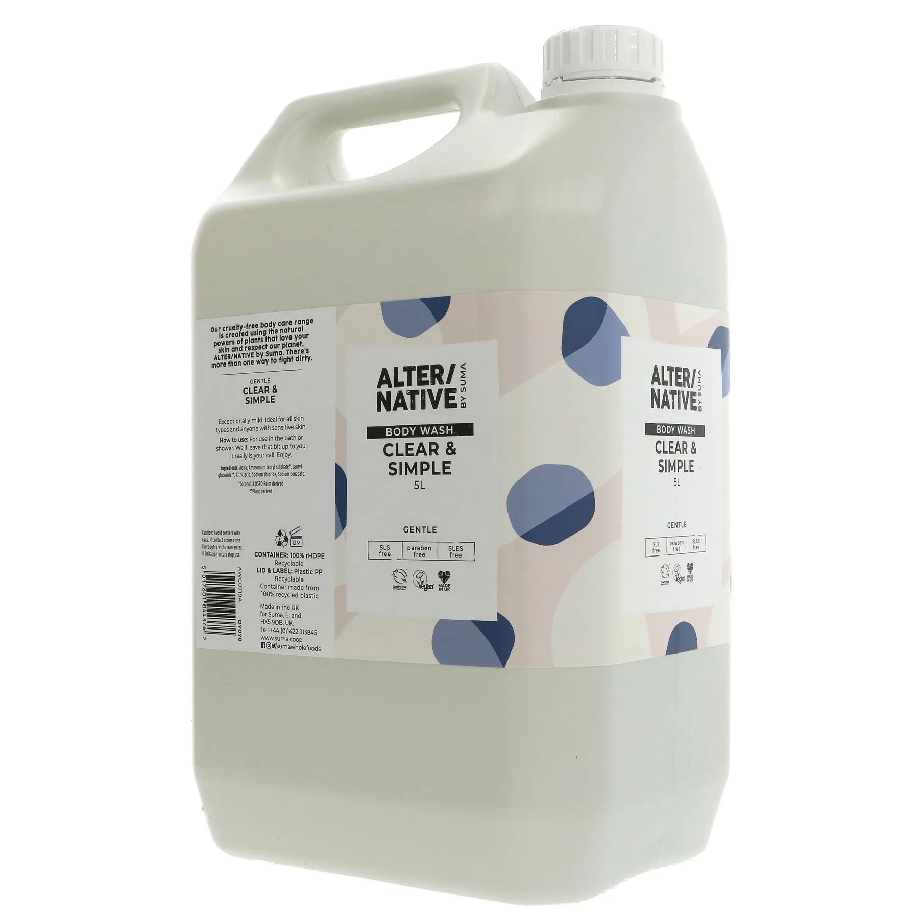 Alter/Native | Body Wash - Clear & Simple - Gentle for sensitive skin | 5l