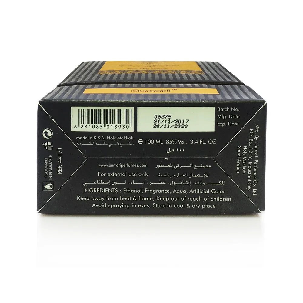 Amber Oud Eau De Parfum by Surrati, 100 ml