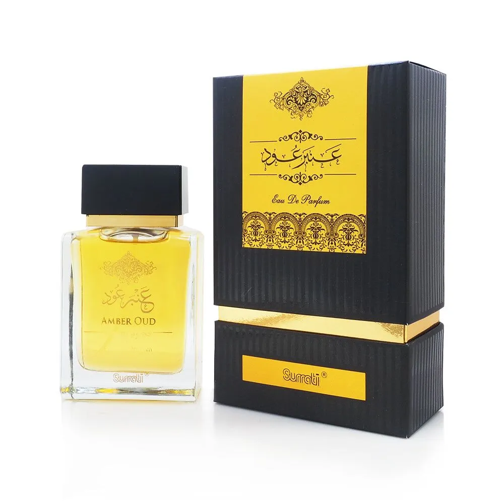 Amber Oud Eau De Parfum by Surrati, 100 ml