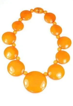 Amber Shine Statement Necklace