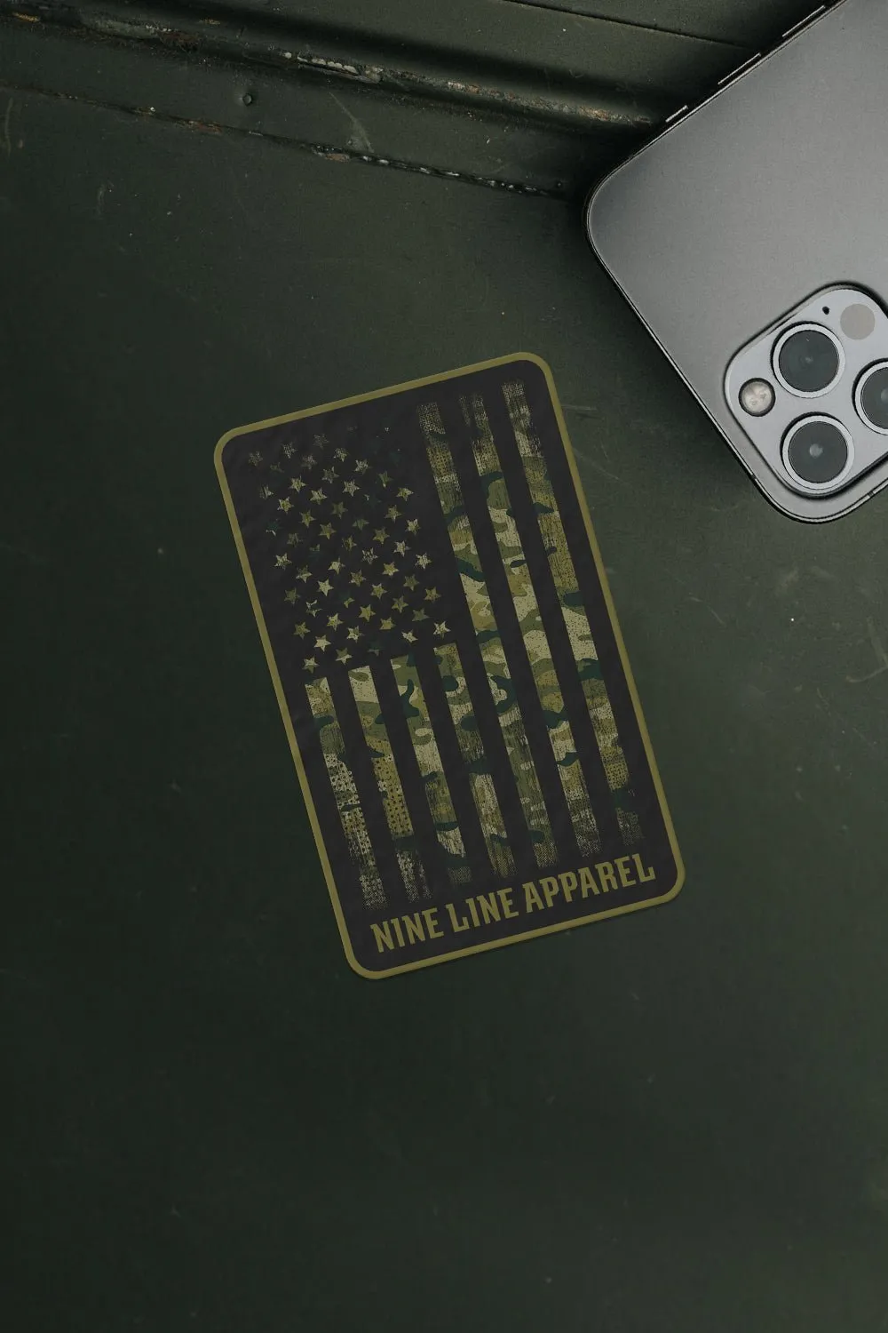 American Camo - Sticker