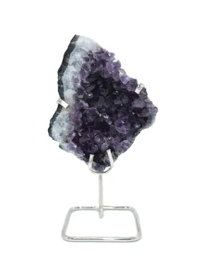 Amethyst Cluster on Wire Stand