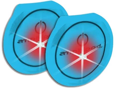 AMPHIPOD VIZLET LED REFLECTOR FLASH DOT - 2 PACK