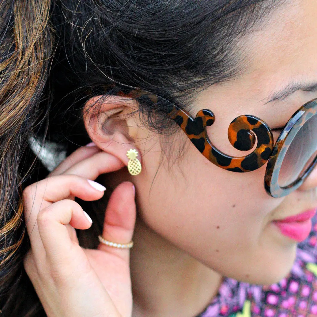Ananas Pineapple Studs