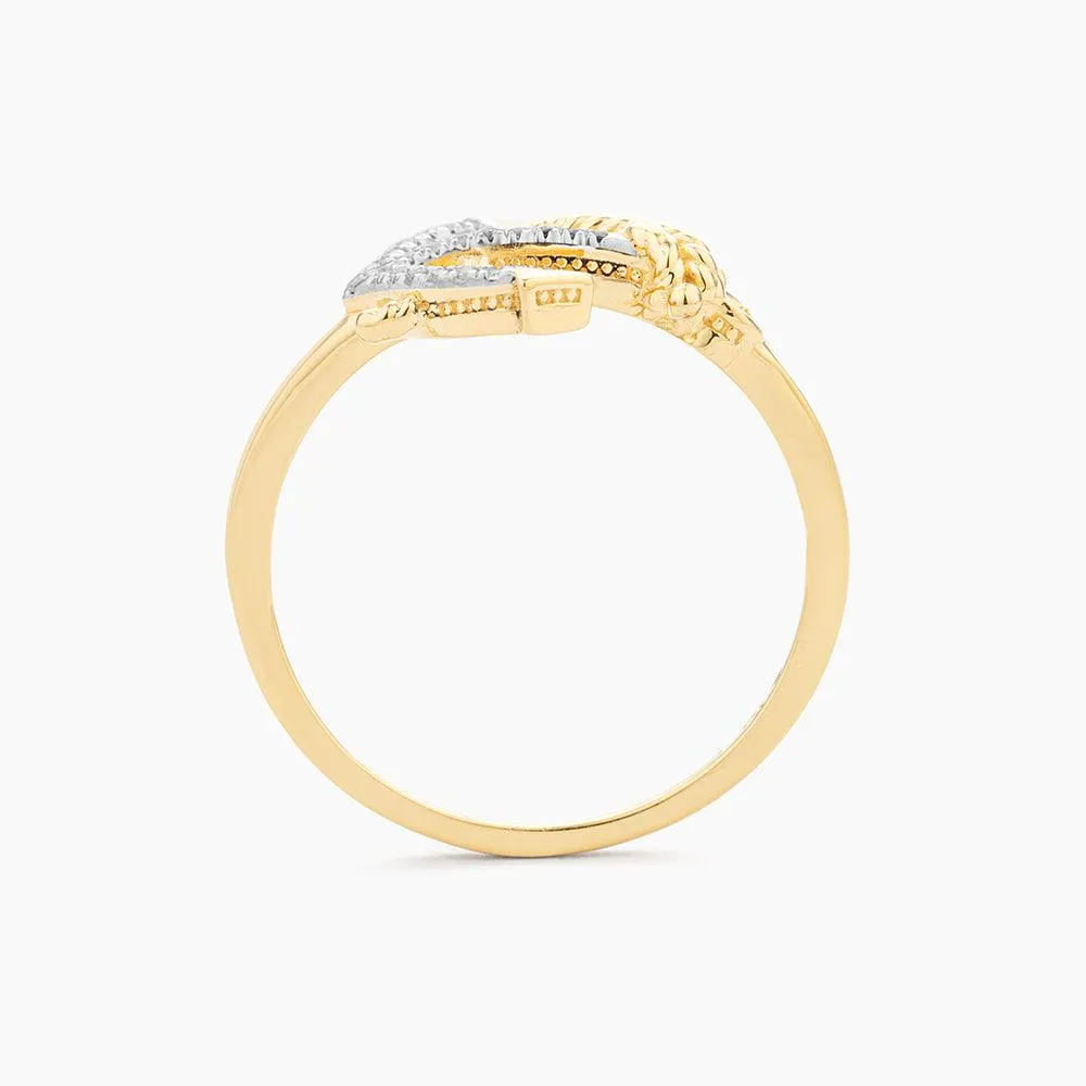 Anchor The Day Statement Ring