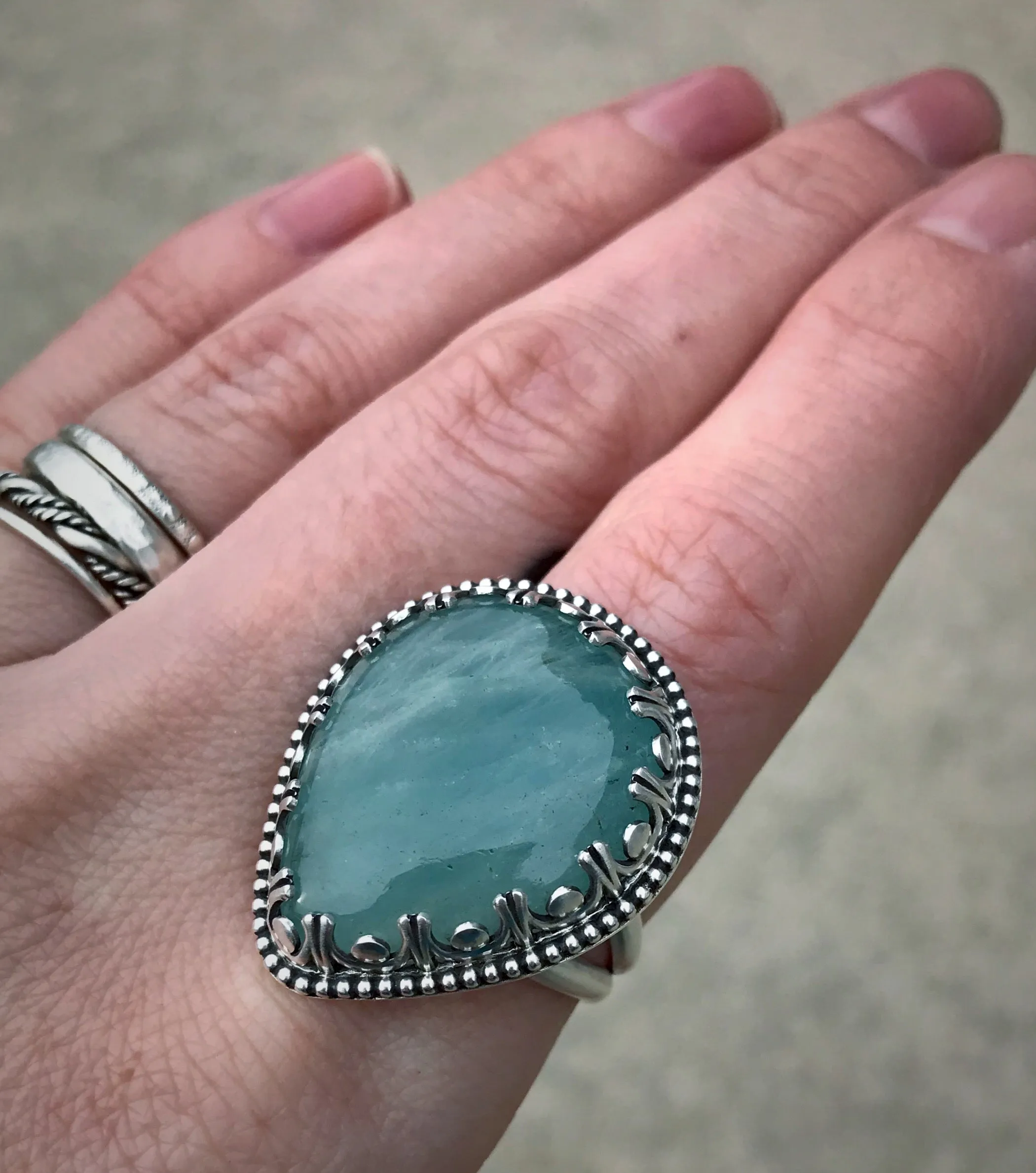 Aquamarine Ring