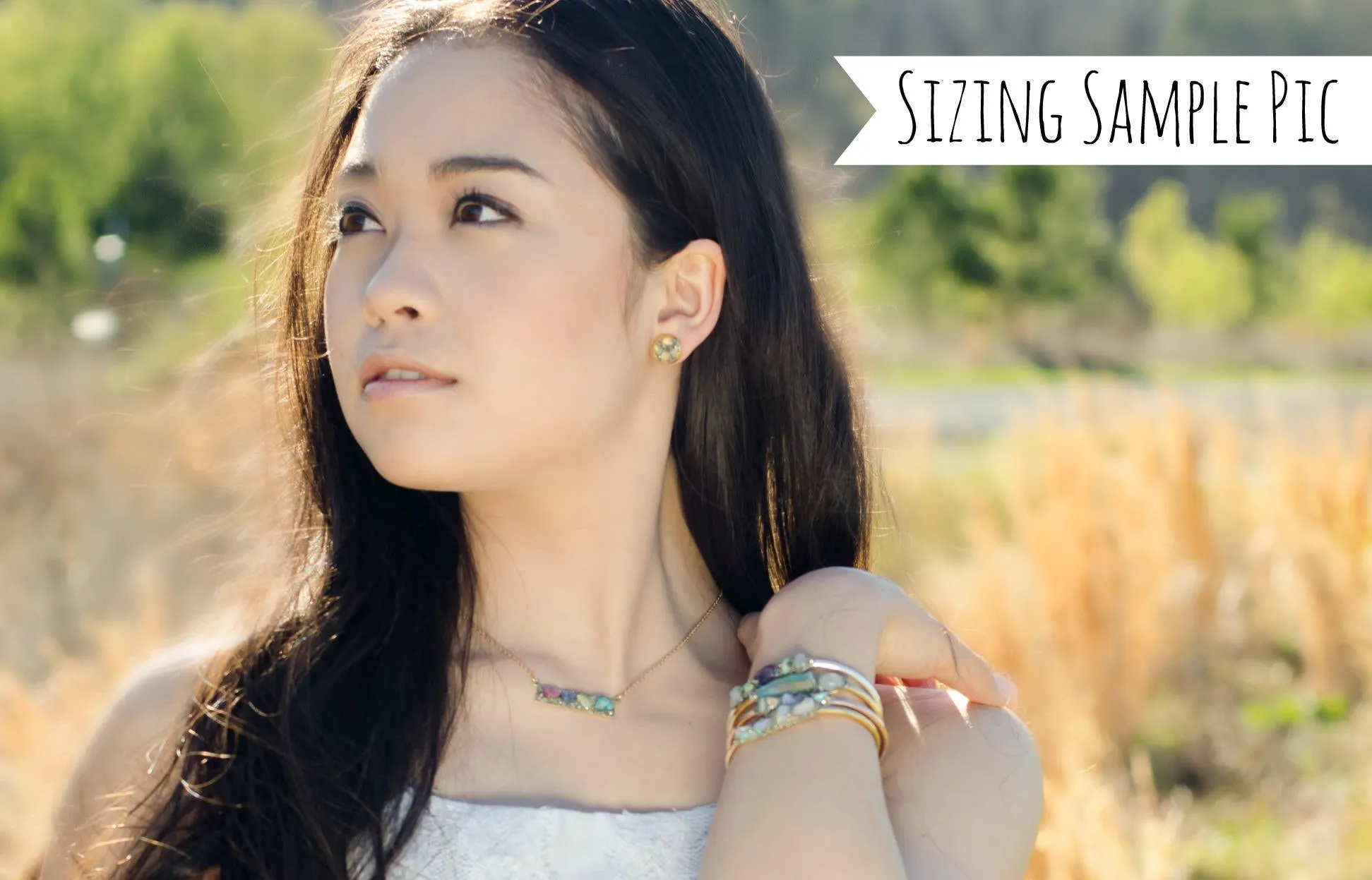 Aquamarine Stud Earrings